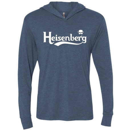T-Shirts Indigo / X-Small Heisenberg (1) Triblend Long Sleeve Hoodie Tee