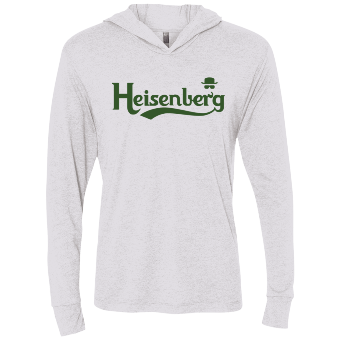 T-Shirts Heather White / X-Small Heisenberg 2 Triblend Long Sleeve Hoodie Tee