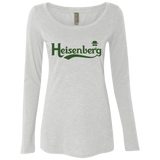 T-Shirts Heather White / Small Heisenberg 2 Women's Triblend Long Sleeve Shirt