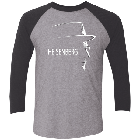 T-Shirts Premium Heather/ Vintage Black / X-Small HEISENBERG Men's Triblend 3/4 Sleeve