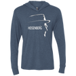 T-Shirts Indigo / X-Small HEISENBERG Triblend Long Sleeve Hoodie Tee