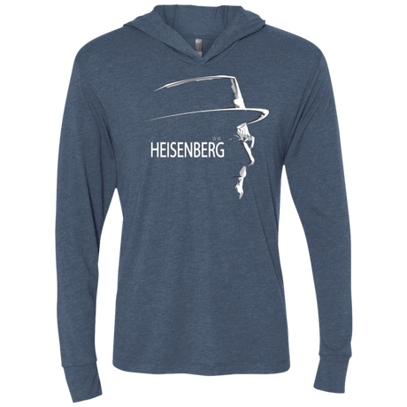 T-Shirts Indigo / X-Small HEISENBERG Triblend Long Sleeve Hoodie Tee