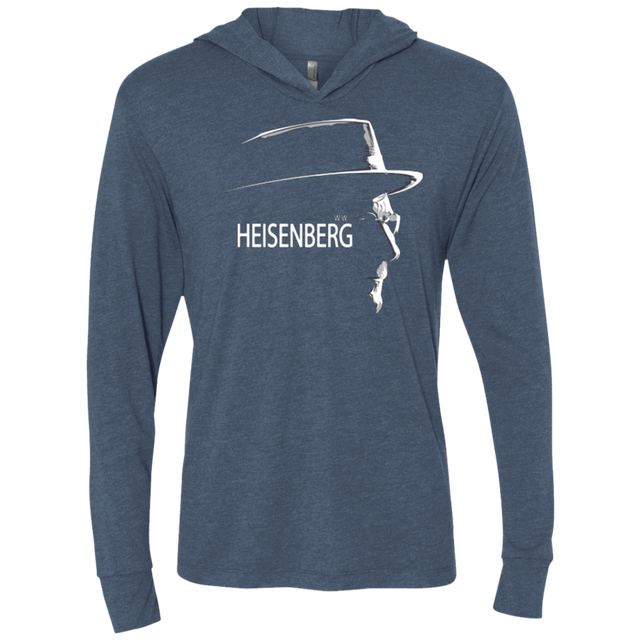 T-Shirts Indigo / X-Small HEISENBERG Triblend Long Sleeve Hoodie Tee