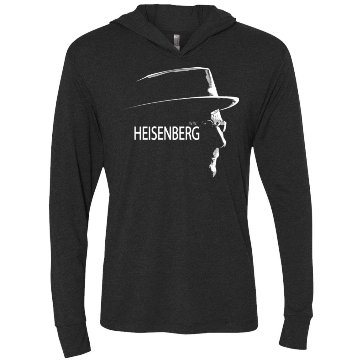 T-Shirts Vintage Black / X-Small HEISENBERG Triblend Long Sleeve Hoodie Tee