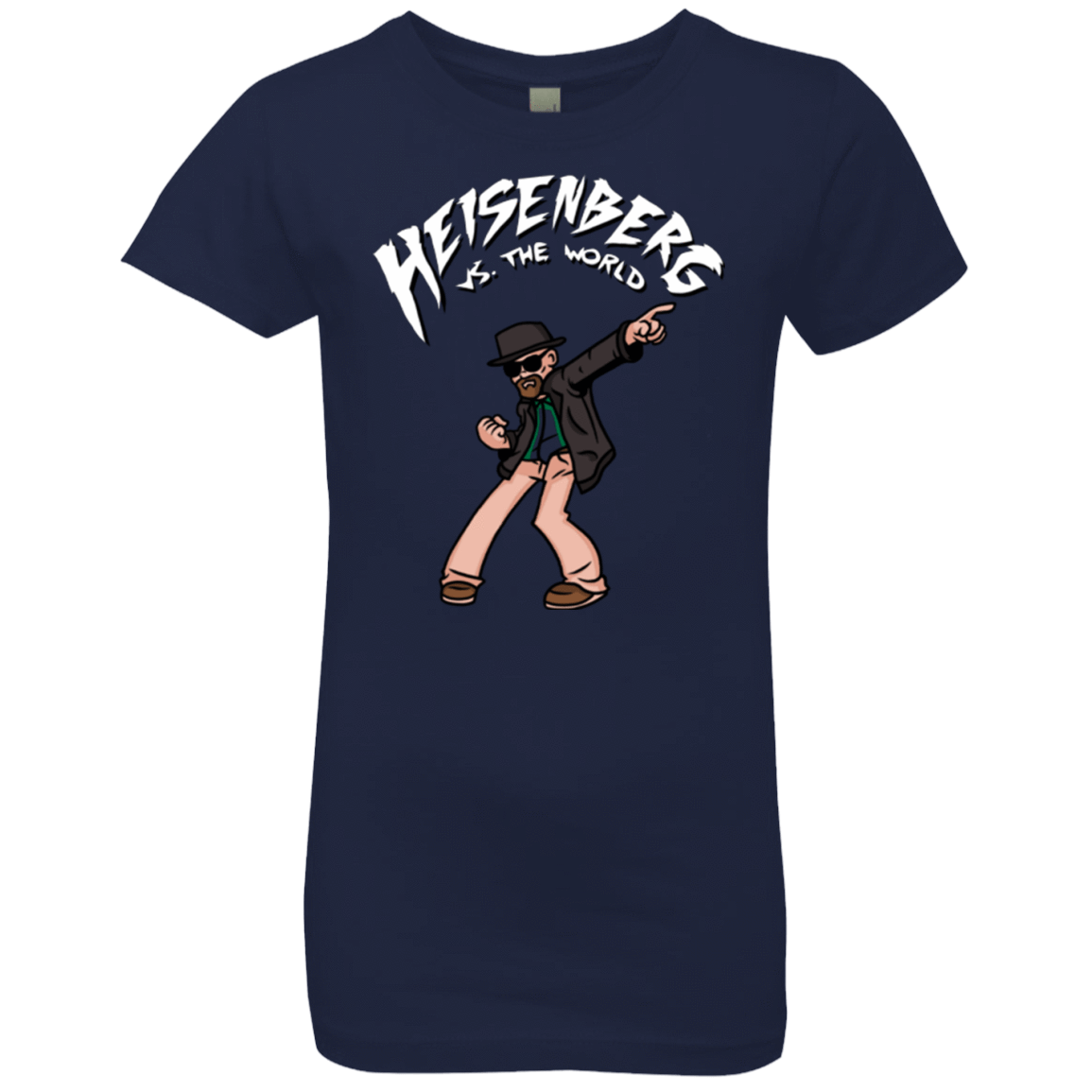 T-Shirts Midnight Navy / YXS Heisenberg vs the World Girls Premium T-Shirt