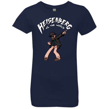 T-Shirts Midnight Navy / YXS Heisenberg vs the World Girls Premium T-Shirt