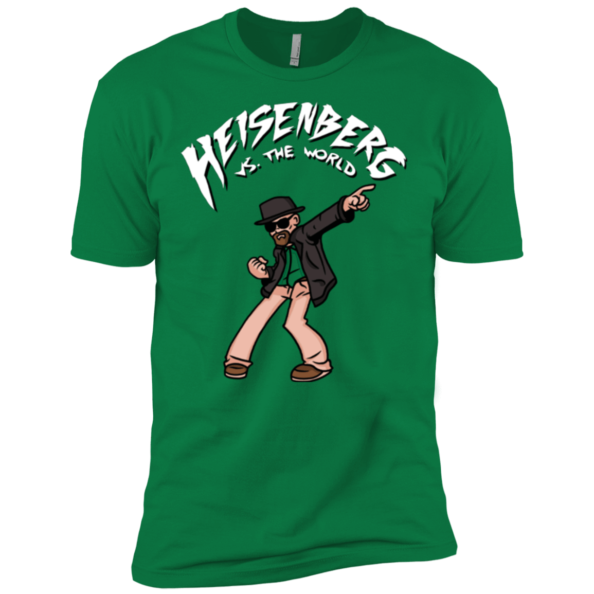 T-Shirts Kelly Green / X-Small Heisenberg vs the World Men's Premium T-Shirt