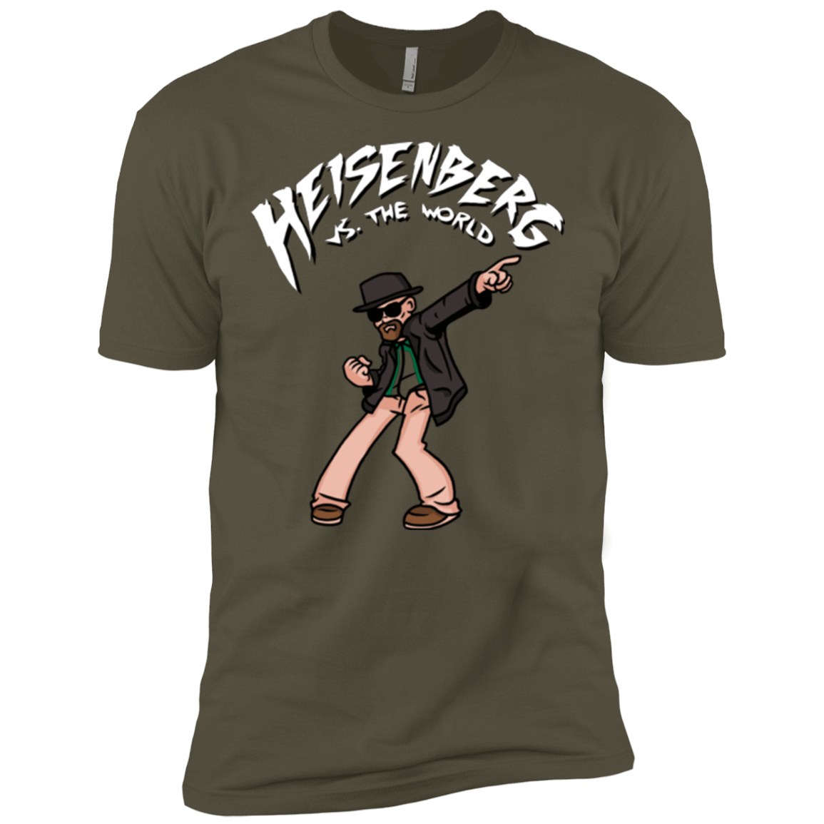 T-Shirts Military Green / X-Small Heisenberg vs the World Men's Premium T-Shirt