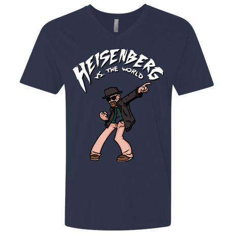 T-Shirts Midnight Navy / X-Small Heisenberg vs the World Men's Premium V-Neck
