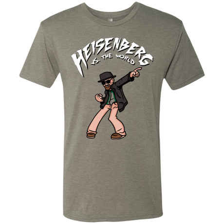 T-Shirts Venetian Grey / Small Heisenberg vs the World Men's Triblend T-Shirt