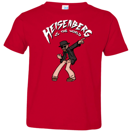 T-Shirts Red / 2T Heisenberg vs the World Toddler Premium T-Shirt