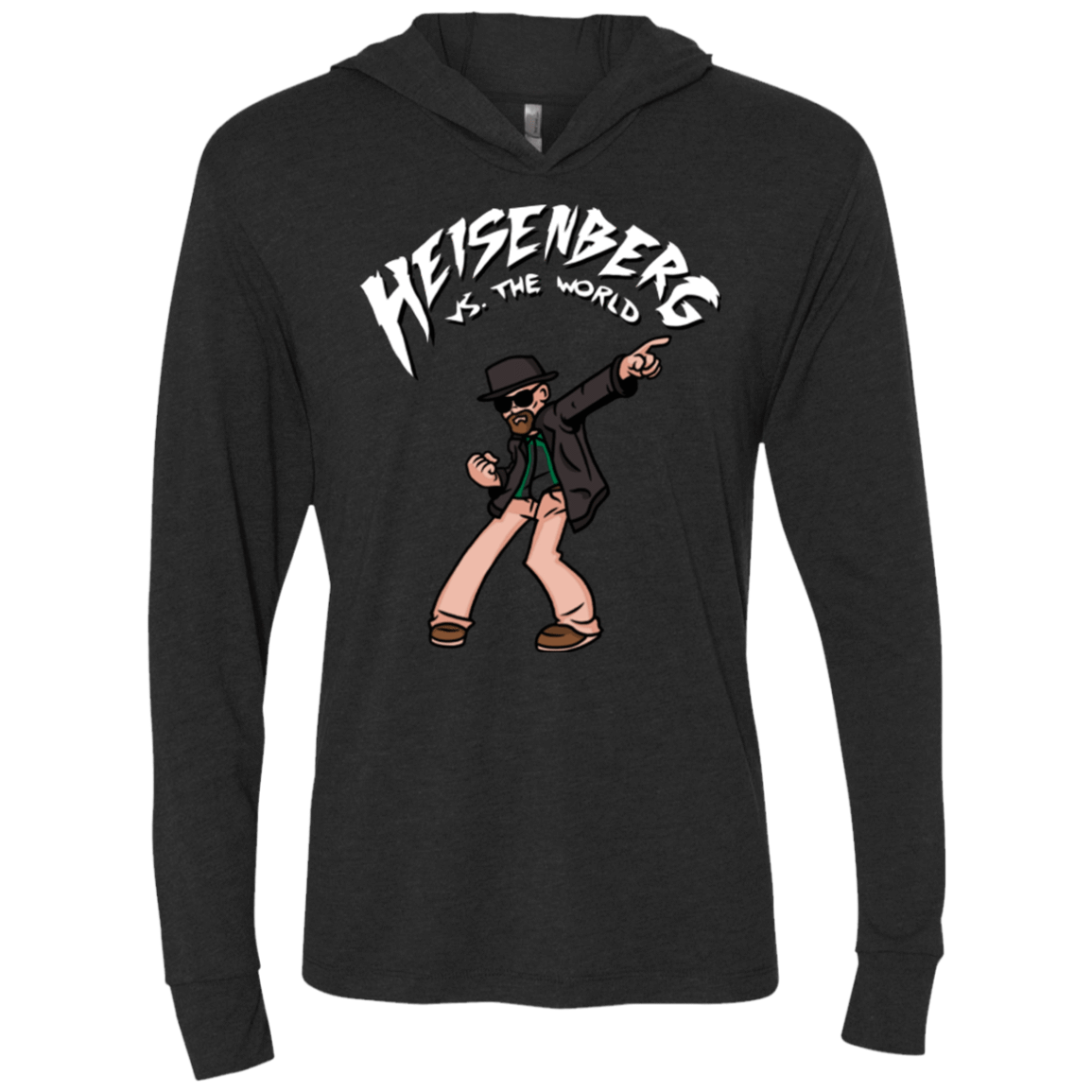 T-Shirts Vintage Black / X-Small Heisenberg vs the World Triblend Long Sleeve Hoodie Tee