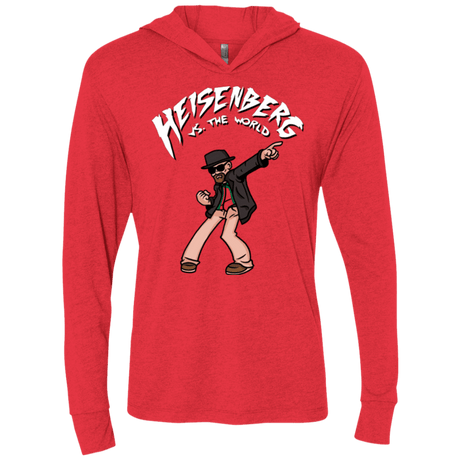 T-Shirts Vintage Red / X-Small Heisenberg vs the World Triblend Long Sleeve Hoodie Tee