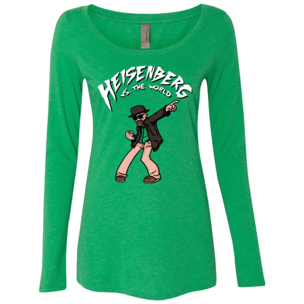 T-Shirts Envy / Small Heisenberg vs the World Women's Triblend Long Sleeve Shirt