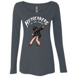 T-Shirts Vintage Navy / Small Heisenberg vs the World Women's Triblend Long Sleeve Shirt