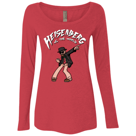 T-Shirts Vintage Red / Small Heisenberg vs the World Women's Triblend Long Sleeve Shirt