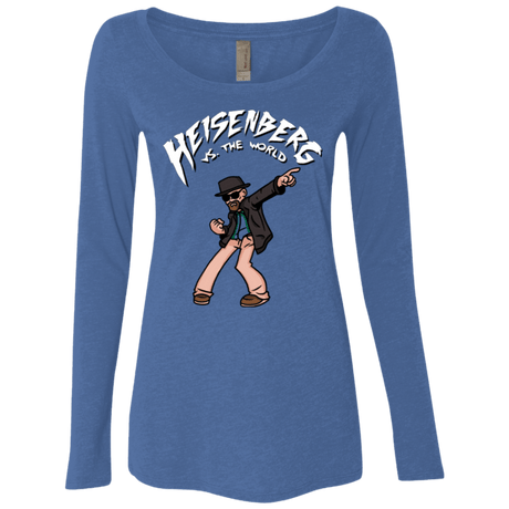 T-Shirts Vintage Royal / Small Heisenberg vs the World Women's Triblend Long Sleeve Shirt