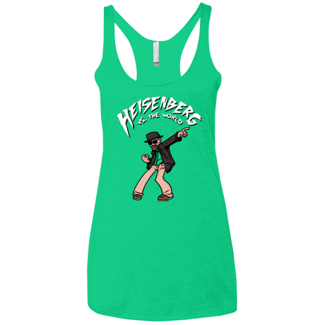 T-Shirts Envy / X-Small Heisenberg vs the World Women's Triblend Racerback Tank