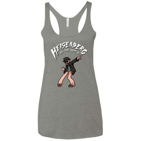 T-Shirts Venetian Grey / X-Small Heisenberg vs the World Women's Triblend Racerback Tank