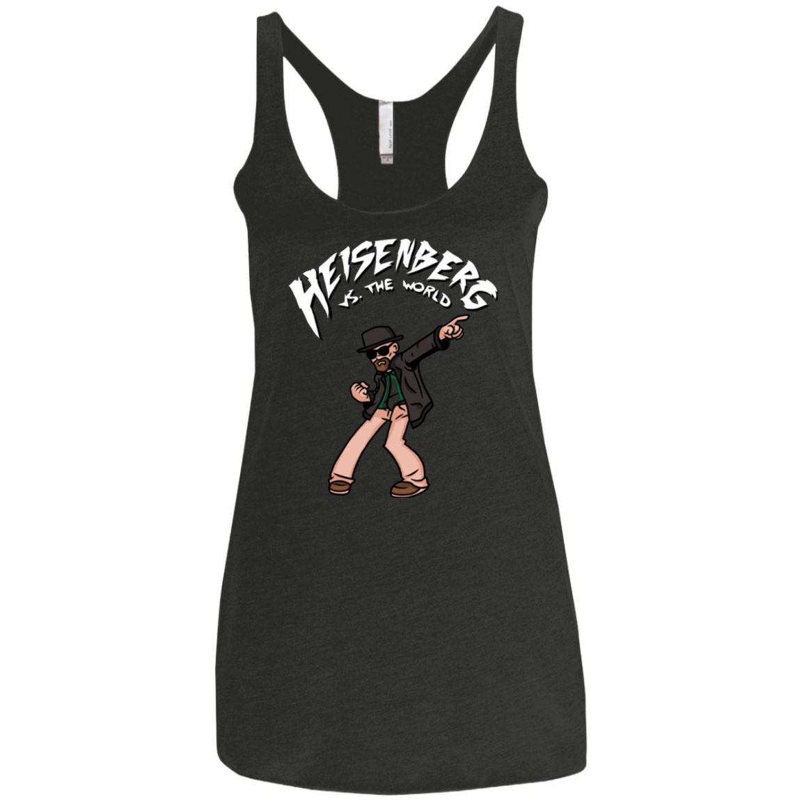 T-Shirts Vintage Black / X-Small Heisenberg vs the World Women's Triblend Racerback Tank