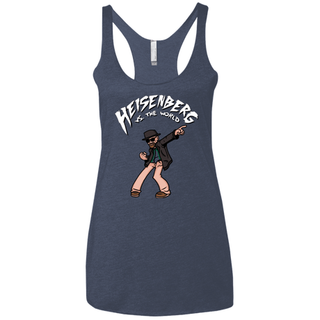 T-Shirts Vintage Navy / X-Small Heisenberg vs the World Women's Triblend Racerback Tank