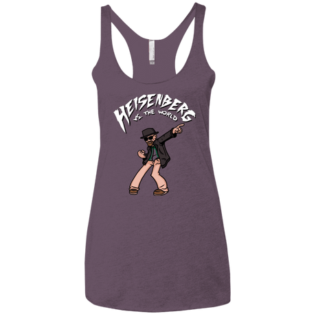 T-Shirts Vintage Purple / X-Small Heisenberg vs the World Women's Triblend Racerback Tank