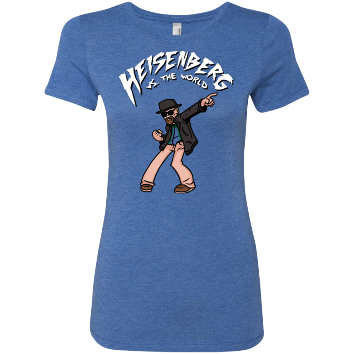 T-Shirts Vintage Royal / Small Heisenberg vs the World Women's Triblend T-Shirt
