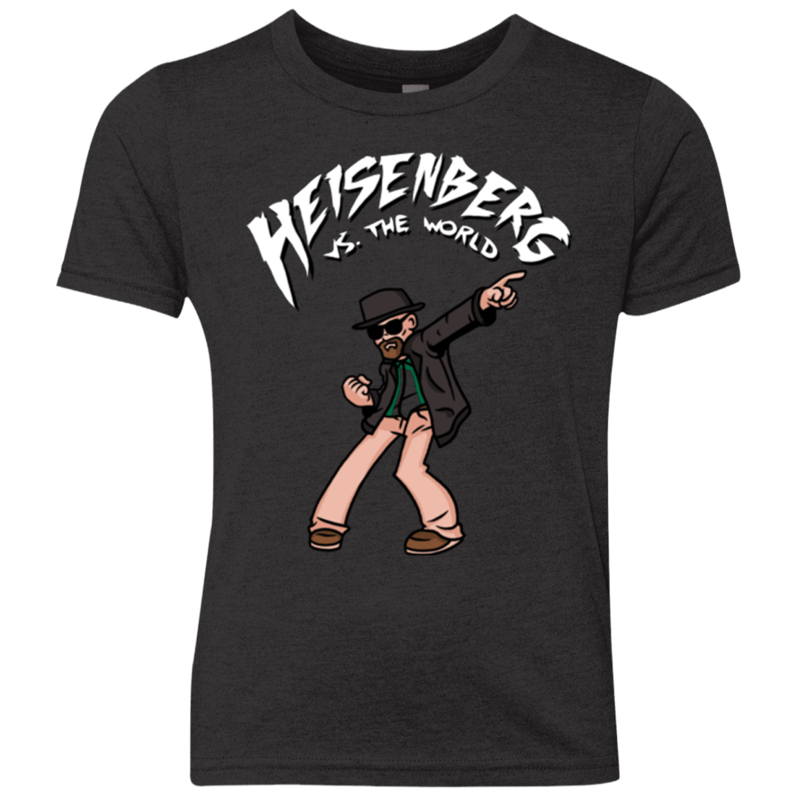 T-Shirts Vintage Black / YXS Heisenberg vs the World Youth Triblend T-Shirt