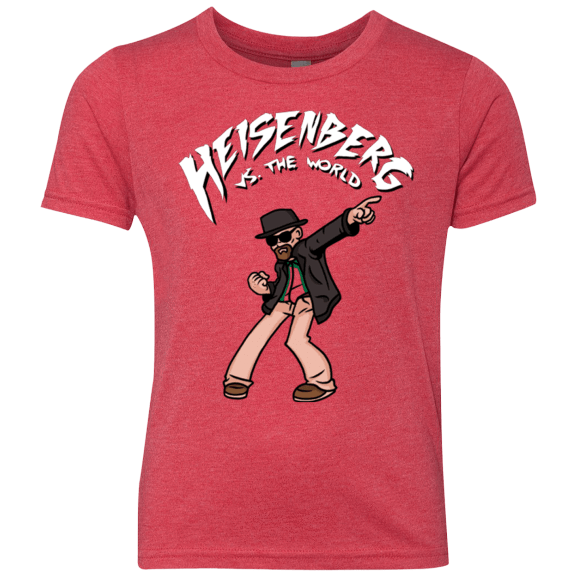 T-Shirts Vintage Red / YXS Heisenberg vs the World Youth Triblend T-Shirt