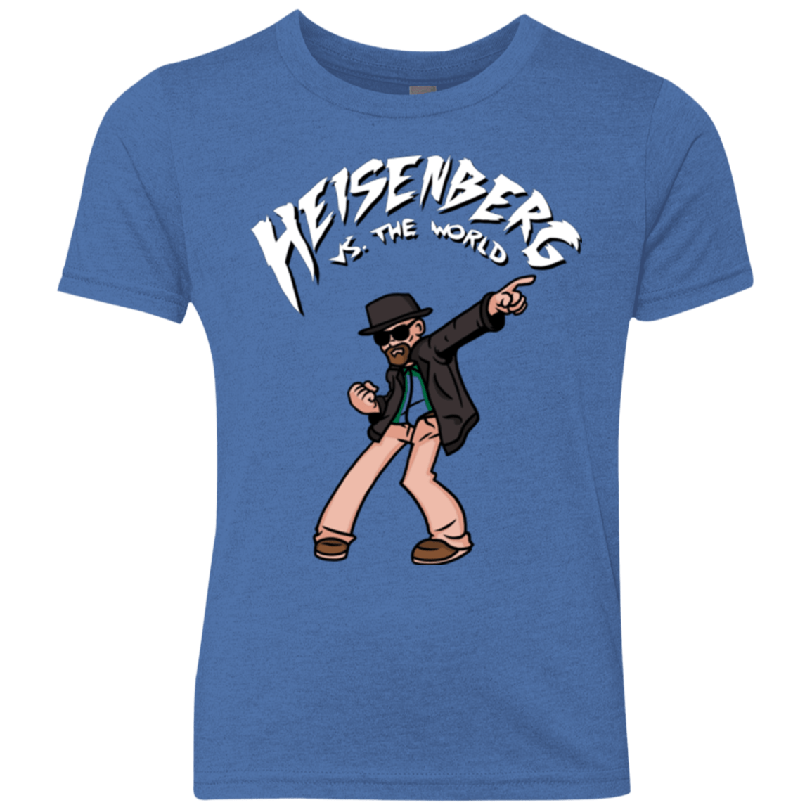 T-Shirts Vintage Royal / YXS Heisenberg vs the World Youth Triblend T-Shirt