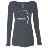 T-Shirts Vintage Navy / Small HEISENBERG Women's Triblend Long Sleeve Shirt