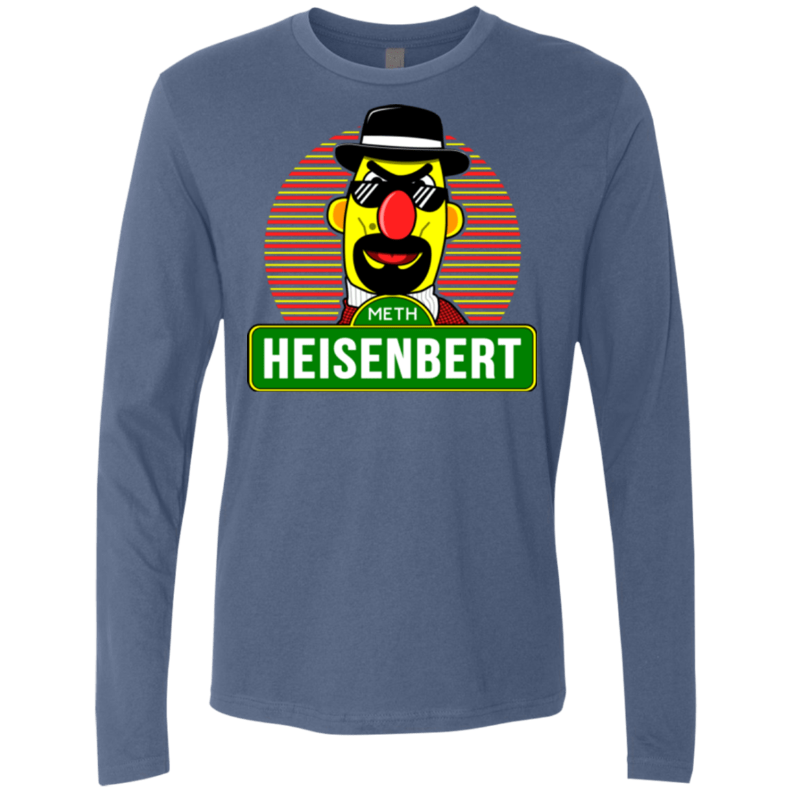 T-Shirts Indigo / Small Heisenbert Men's Premium Long Sleeve
