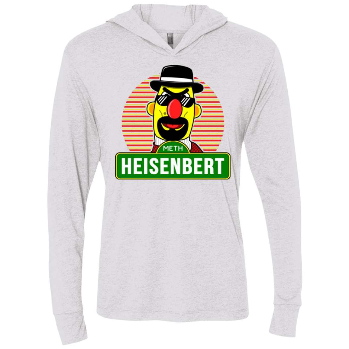 T-Shirts Heather White / X-Small Heisenbert Triblend Long Sleeve Hoodie Tee