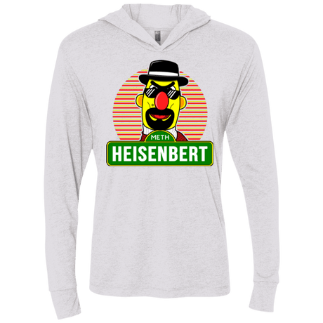 T-Shirts Heather White / X-Small Heisenbert Triblend Long Sleeve Hoodie Tee