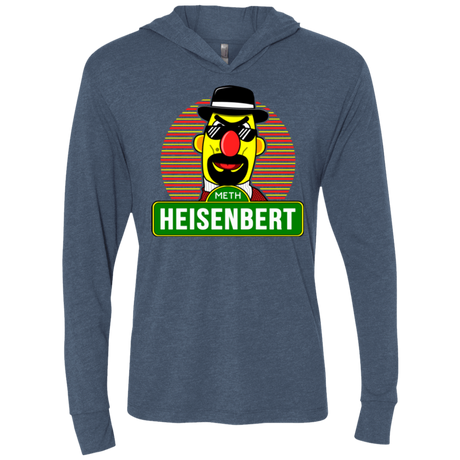 T-Shirts Indigo / X-Small Heisenbert Triblend Long Sleeve Hoodie Tee