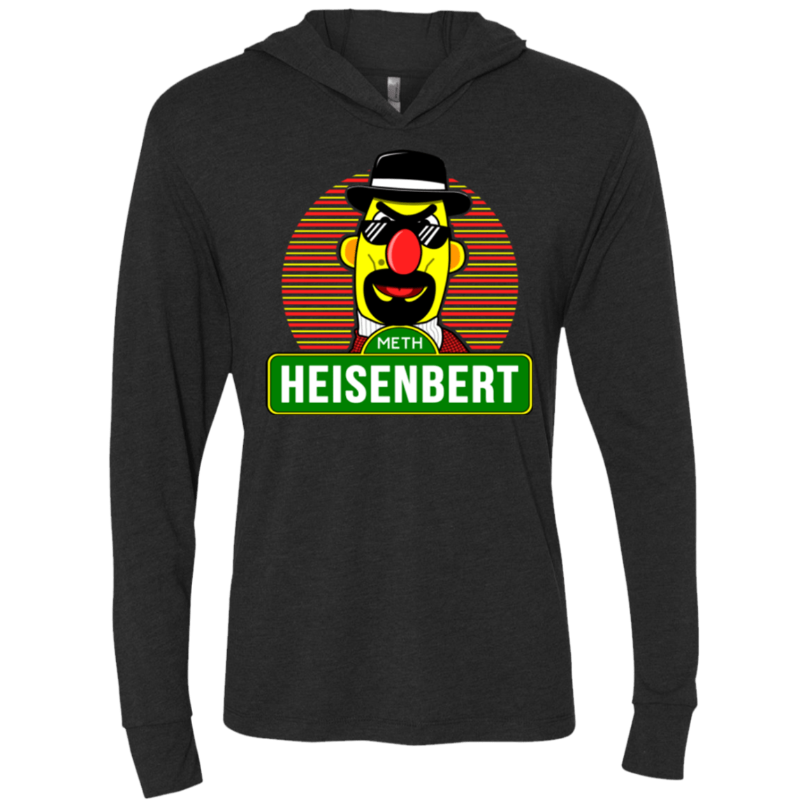T-Shirts Vintage Black / X-Small Heisenbert Triblend Long Sleeve Hoodie Tee