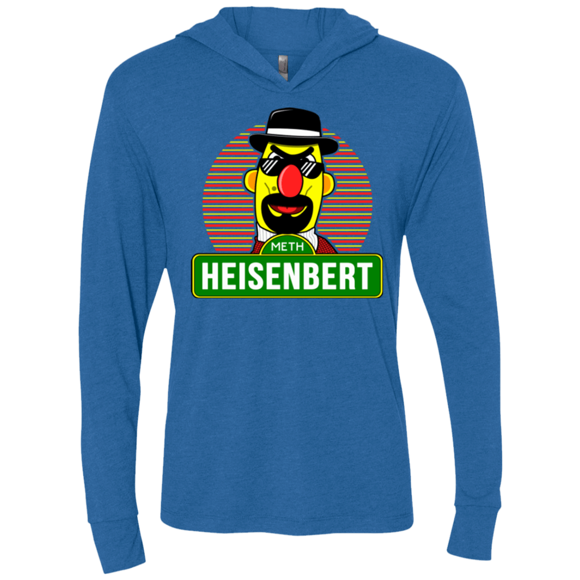 T-Shirts Vintage Royal / X-Small Heisenbert Triblend Long Sleeve Hoodie Tee