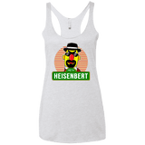 T-Shirts Heather White / X-Small Heisenbert Women's Triblend Racerback Tank