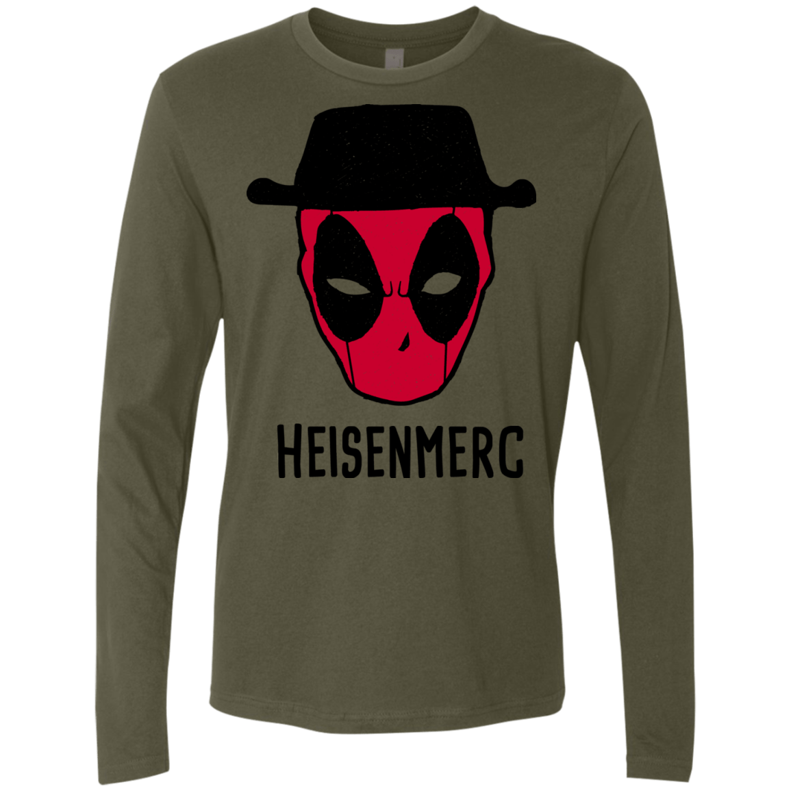 T-Shirts Military Green / S Heisenmerc Men's Premium Long Sleeve
