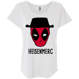 T-Shirts Heather White / X-Small Heisenmerc Triblend Dolman Sleeve