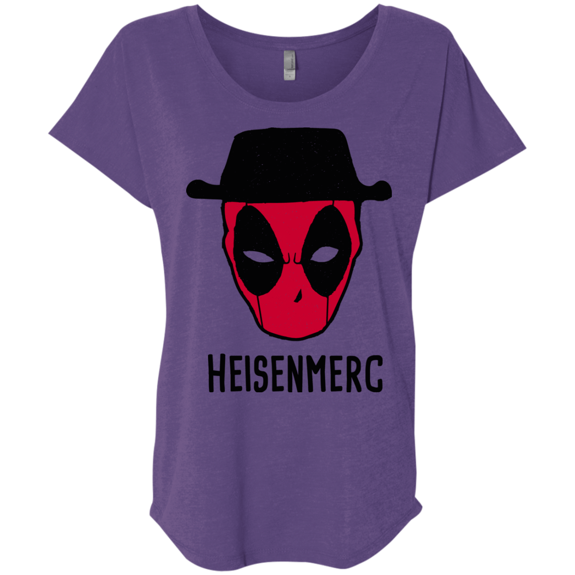 T-Shirts Purple Rush / X-Small Heisenmerc Triblend Dolman Sleeve