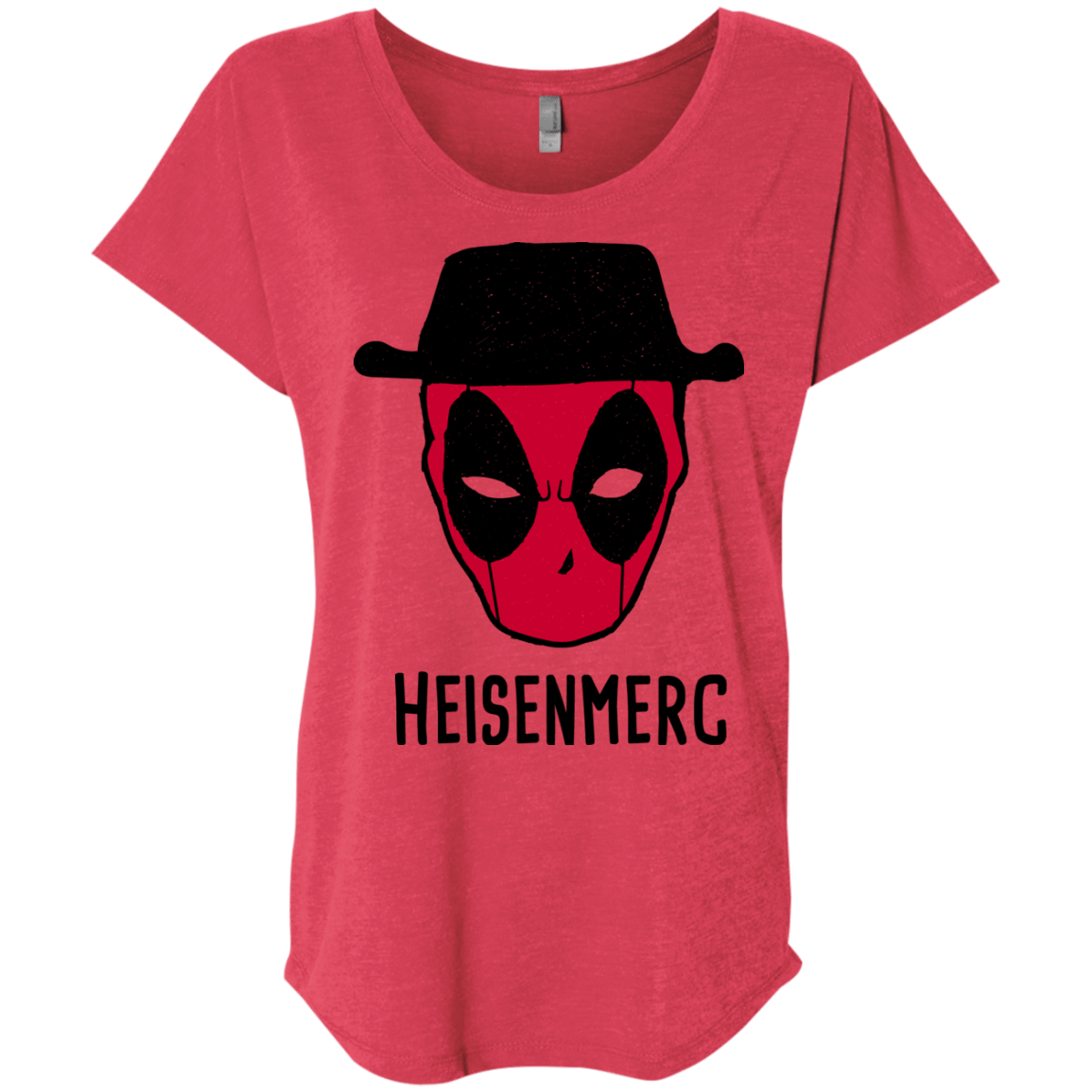 T-Shirts Vintage Red / X-Small Heisenmerc Triblend Dolman Sleeve