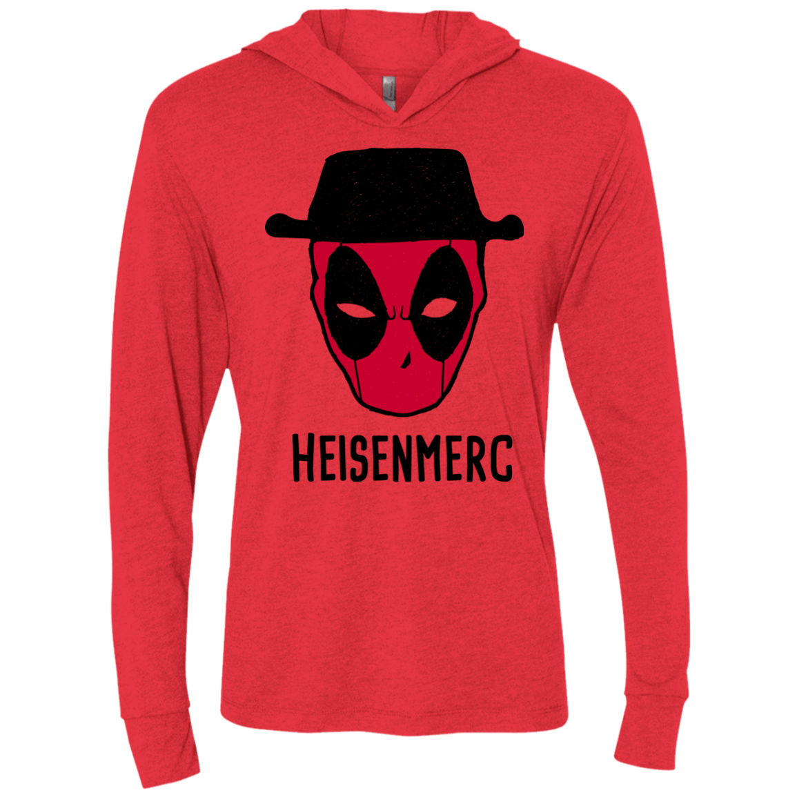 T-Shirts Vintage Red / X-Small Heisenmerc Triblend Long Sleeve Hoodie Tee