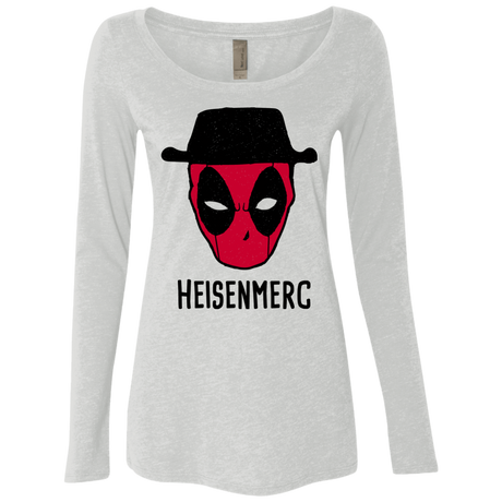 T-Shirts Heather White / S Heisenmerc Women's Triblend Long Sleeve Shirt