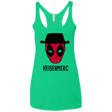 T-Shirts Envy / X-Small Heisenmerc Women's Triblend Racerback Tank