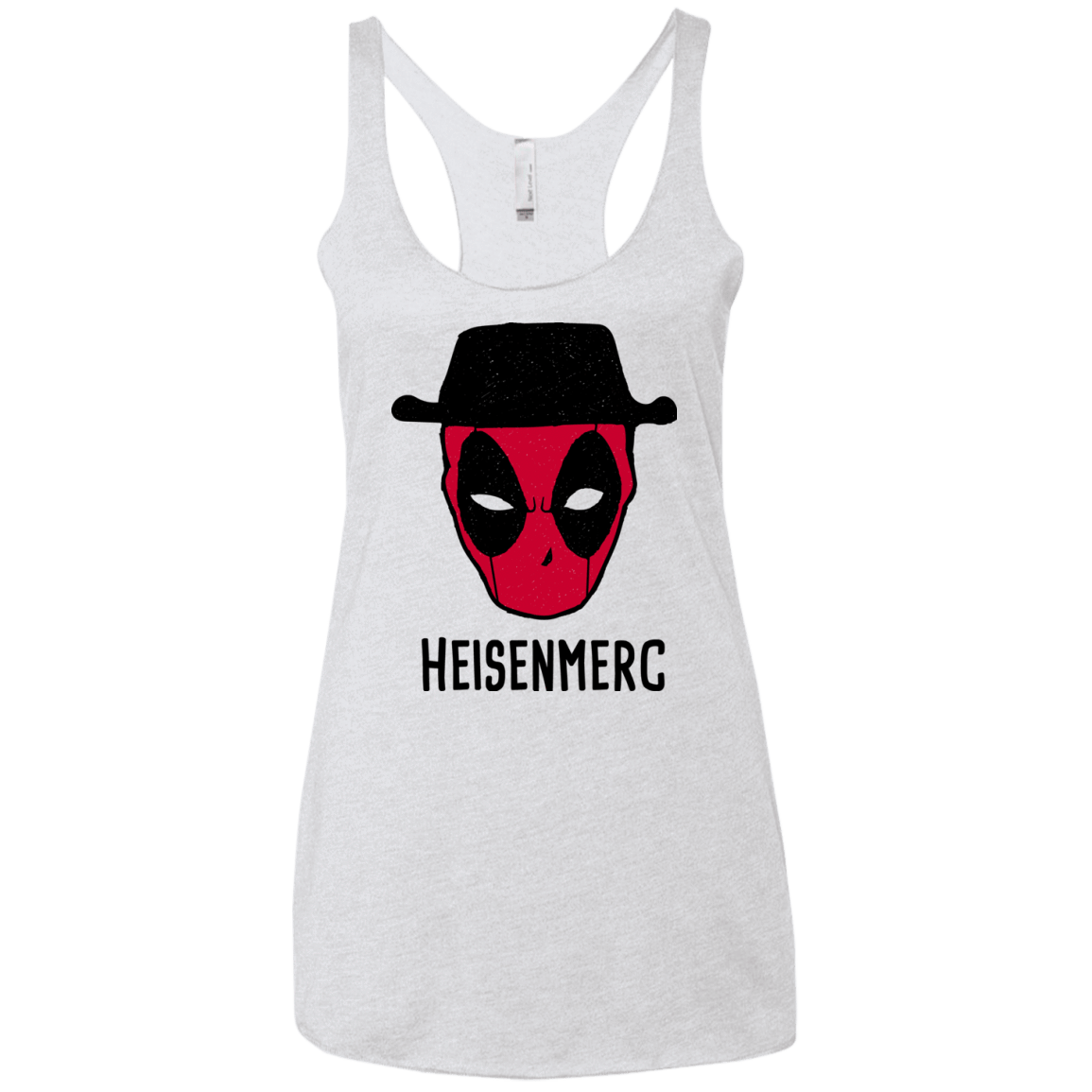 T-Shirts Heather White / X-Small Heisenmerc Women's Triblend Racerback Tank