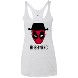 T-Shirts Heather White / X-Small Heisenmerc Women's Triblend Racerback Tank