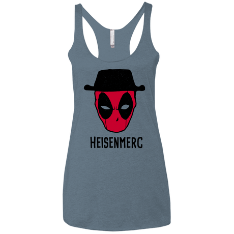 T-Shirts Indigo / X-Small Heisenmerc Women's Triblend Racerback Tank