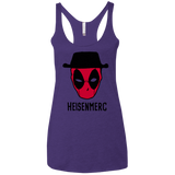 T-Shirts Purple Rush / X-Small Heisenmerc Women's Triblend Racerback Tank