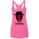 T-Shirts Vintage Pink / X-Small Heisenmerc Women's Triblend Racerback Tank